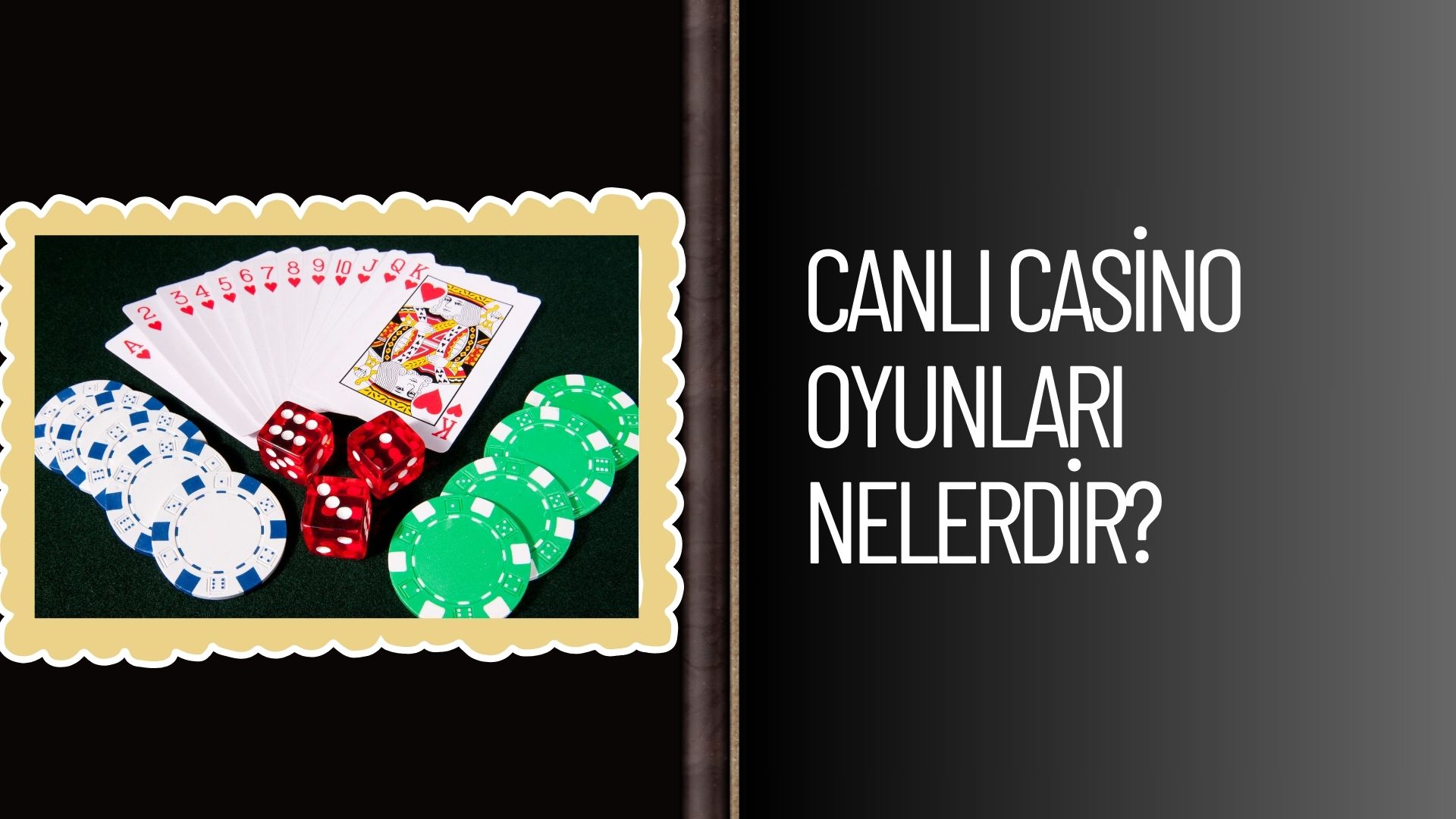 Canlı Casino Oyunları Nelerdir Kazançlı Dünyasını Keşfedin!